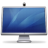 Cinema Display + ISight (blue) Icon 48px png